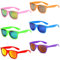 6 Stücke Neon Sonnenbrille Set Herren Unisex Bunte Sonnenbrillen Coole Retro Lustige Brillen Party für Herren Damen
