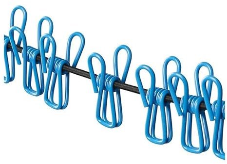 ProPlus Wäscheleine elastisch mit 12 Wäscheklammern