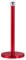 Innoteck Essentials Kitchen Paper Towel Holder - Free-Standing, Stable Base, Stainless Steel - Modern Round Design - Vertical Paper Hand Towel Holder for Home, Kitchen, Bathroom, & Office - Red