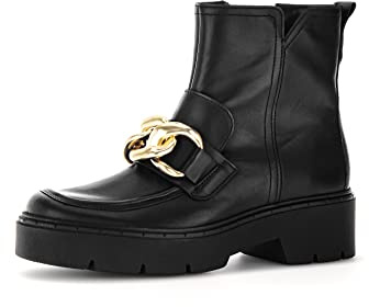 Gabor Damen Combat Boots, Frauen Stiefeletten,Wechselfußbett,Best Fitting