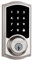 Kwikset SmartCode 916 Z-Wave Smart Lock, schlüsselloser Einstiegsring, kompatibles Türschloss, elektronischer Riegel mit Touchscreen, SmartKey Re-Key Sicherheit, Smart Hub erforderlich, traditionelles