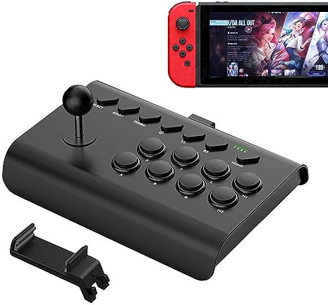 Aznever Lucha Arca| Joystick Arcanostálgico con Funciones Turbo/Macro - Joystick Arcanostálgico para PC y Consolas Juegos Retro [Video Game] [Video Game] [Video Game] [Video Game]