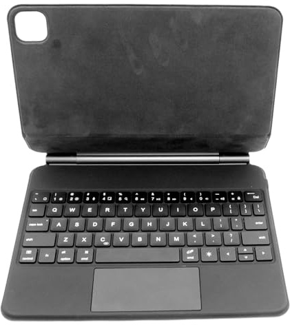 HUIOP Magic Keyboard Multi-functional Trackpad Backlit Wireless BT Connection Long Battery Life Full Protection Suitable for 10.9/11 inch Keyboard,Magic keyboard