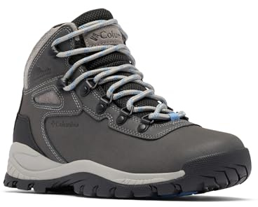 Columbia Newton Ridge Plus, Scarponi da trekking ed escursionismo di media altezza Donna, Quarry/Cool Wave (692), 41.5 EU