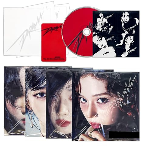 aespa - 4th Mini Album [DRAMA] (Scene Ver. - Random) Poster + CD-R + Postcard + Sticker + Photocard + 2 Pin Badges + 4 Extra Photocards