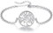 CELESTIA Tree of Life Bracelet Sterling Silver Bracelets for Women 925 Family Bracelet Friendship Bracelets Mother's Day Jewellery Tree of Life Gifts for Women 7.8