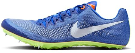 Nike Ja Fly 4 - Zapatos deportivos para correr en pista y campo (DR2741-100, Sail/Light Lemon Twist/Fierce Pink), Racer Blue/Safety Orange/White, 42 EU