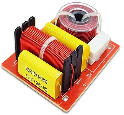 Fluaonb 1 PC Alti 2 unità Filtri Crossover 120W Divisore per Altoparlanti HiFi da Scaffale Fai da Te