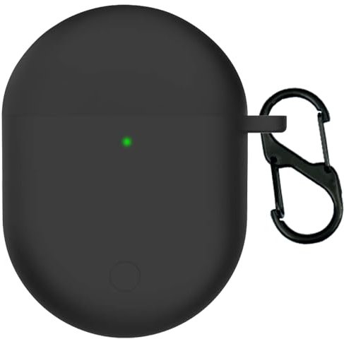 Custodia in silicone per Xiaomi Redmi Buds 4 Cuffie Bluetooth Custodia Case Cover per Xiaomi Redmi Buds 4 (Black)