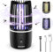 Lampe Anti Moustique, 360 ° UV Électrique Anti Moustique, 2 en 1 Tueur d'Insectes Électrique Lampe Rechargeable Sûr et Efficace pour Intérieur Extérieur Jardin Terrasse Camping