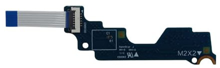 Power4Laptops Circuit imprimé Bouton d'alimentation de Rechange pour Ordinateur Portable avec câble Compatible avec HP Elitebook 850 G2
