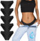 TIICHOO Periodenunterschwäsche Nahtlose Menstruationsunterwäsche für Damen Mädchen 5er Pack(3XL, Schwarz)