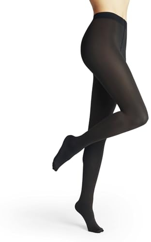 FALKE Damen Pure Matt 100 DEN Strumpfhose feines weiches Material blickdicht matt reißfest druckfreier Komfortbund Feinstrumpfhose mit verstärkter Fußspitze und feiner Naht 1 Stück