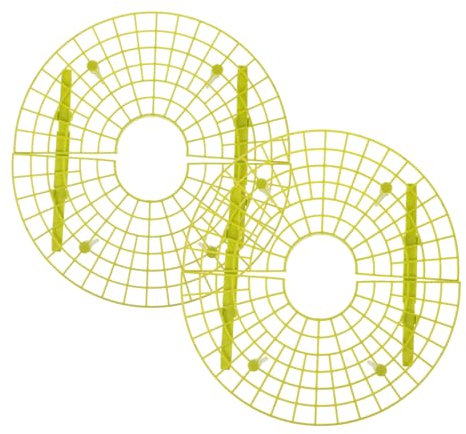 KITANDOVE Erdbeerstützen Ständer Für Erdbeerpflanzen Gartenstütze Stützkäfig Klettergestell Aus Kunststoff Erdbeer-anbauhalter Erdbeer-stützgestell