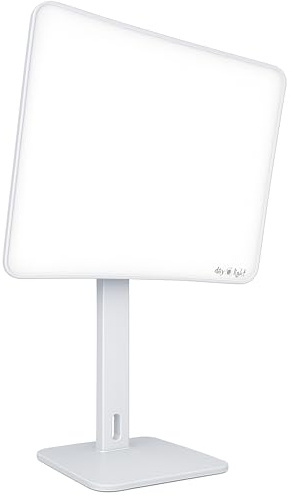 Carex Day-Light Elite Bright Sunlight Therapy Lamp, 10000 LUX Therapy Lamp at 12 Inches, LED Bright White Light with Adjustable Height and Brightness Levels for Mood, White