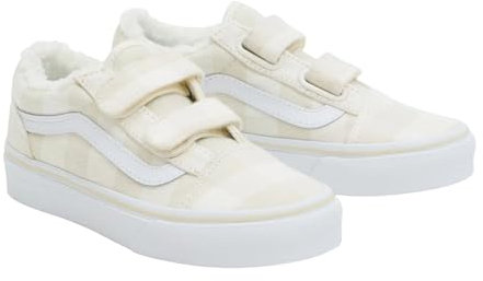 Vans Old Skool V Plaid Sherpa Sneakers Kinder - 27 1/2