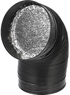 Mikikit Luftkanal Aus Aluminiumfolie Flexibler Belüftungsschlauch Biegsam Für Küchenabluft Einfache Installation Hitzebeständig Und Langlebig