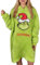 sarcia.eu Grinch, Unisex Kapuzen Sweatshirt/Mantel/Decke, Snuddie