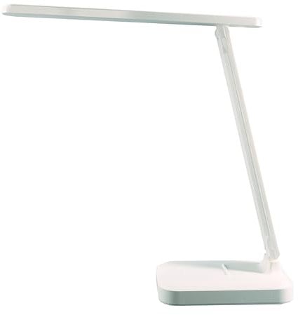 Unilux Kapa LED Tisch-Leuchte, 3 Lichtstufen und Farbtemperaturen einstellbar, Akku-Lampoe 800-mAh, weiß