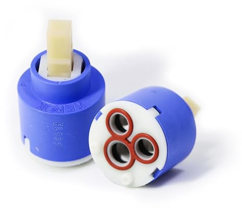 Kerox K35A Wasserhahn-Kartusche, Ersatzkartusche kompatibel mit La Torre, Gerber, Danze & Moen, Einhebel-Duschwannenreparatur, KN35A 35 mm Mischbatterie, Ersatz (1 Stück)