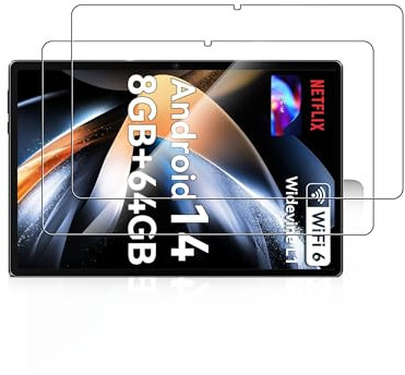 For HOTLIGHT C10 10 inch Tablet Android Tablet Tempered Glass Screen Protector - High Transparency, Scratch Resistant, Anti-Fingerprint(2 Pack)