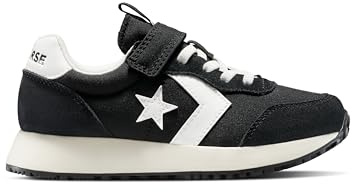 Converse Unisex Children's Omega Trainer Easy On Trainers, Black Vintage White Egret, 10.5 UK Child