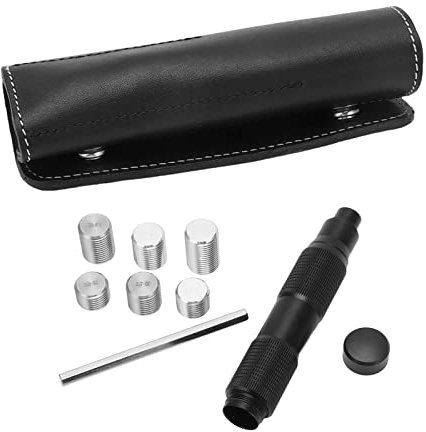 DMLENGOIN 6 -pcs Edelstahl Aluminium Pool Cue Gewichtsschraube Schraube Set Pool Billard