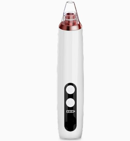 Aohcae Extracteur de points noirs, nettoyeur de pores, aspirateur de pores, pour le visage, les points noirs, l'acné, avec 3 niveaux d'aspiration et 6 têtes