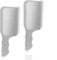 2PCS V-shaped Comb Hair Blending Tool, Professional Hair Cutting Comb FlatTop Hair Cuts Tools For Men