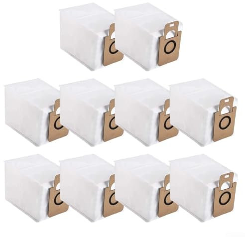 Lot de 10 sacs d'aspirateur de rechange pour aspirateur Conga 5500 Hurricane Station Flex
