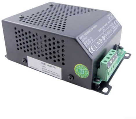 ZAMETTER Generator Akku Ladegeräte LBC2403B 24V 3A Batterieladegerät Professionelle Batterien Ladegerät Heavy Duty Metall Smarts Dual Batterien Ladegerät mit eingebauter Stromausfallerkennung