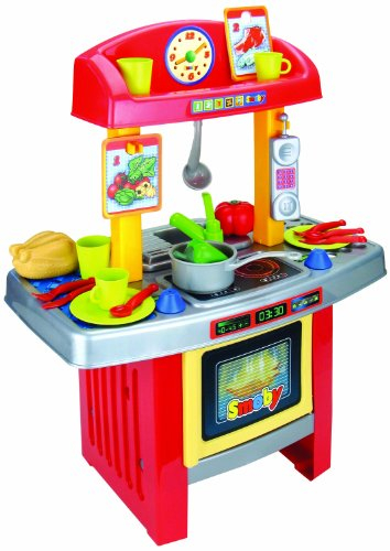 Smoby Mini Küche Meine erste Küche mit 17 Zubehörteilen