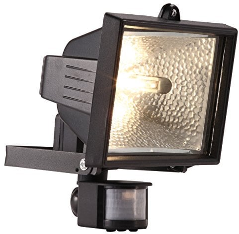 Powermaster S5889 Eco-Halogen PIR Floodlight, 400 W, Black