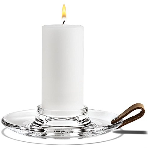Holmegaard Blockkerzenhalter Ø17 cm Design with Light Mobile Lichtquelle, klar
