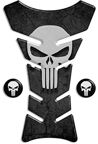 Motorbike Tank Pad Protector Motorcycle Scratch Pad compatible'' The Punisher''