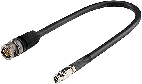 Sommer Cable 6G-/HD-SDI-4K, Adapterkabel SC-Vector 0.8/3.7, Mini HD-BNC Male 75 Ohm / NBNC75BLP9X, schwarz (0,4m)