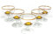 Grimbergen Verres 6 x Verres à bière 0,5 l avec rebord Doré ~ MN 492 6i2 m