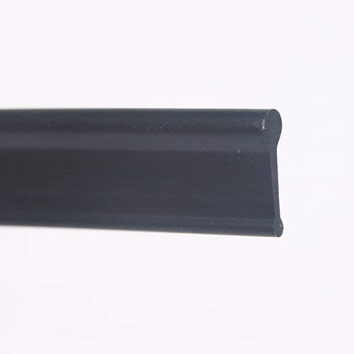 SIRHONA joint porte de douche pleine longueur de 1200 mm, Noir Couleur