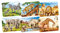 GOKI Minipuzzle Holzpuzzle, afrikanische Tiere, Mehrfarbig (57419)