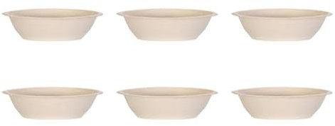 Paris Prix Lot de 6 Coupelles Rondes Blé 15cm Beige