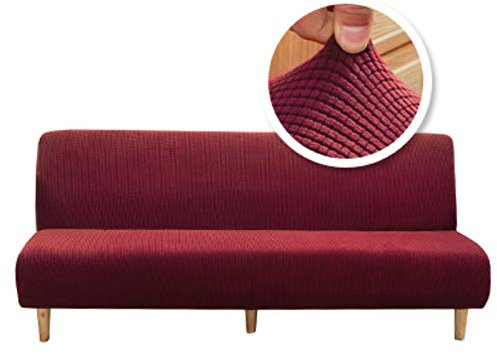 Sofabezug Keine Handläufe Sofagarnituren Sofatuch All-Inclusive Allbezug Stretchstoff Sofakissen Sofabezug Slip 1PCS