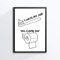 Kunstdruck Din A4 - Lustiger Spruch - I hate my job - Klopapier Rolle Badezimmer Gäste WC Toilette Klo Zahnbürste Druck Poster Bild - ohne Rahmen