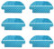 WuYan HEPA Mop Pads Paño para Cecotec Conga 3290 3490 3690 Aspirador para Viomi V2 V-RVCLM21B Mijia STYJ02YM