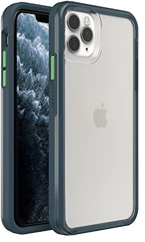 LifeProof SEE Case for iPhone 11 Pro Max, Shockproof, Drop proof to 2 Meters, Ultra-Slim, Protective Thin Clear Case, Sustainably Made, Clear/Blue