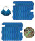 NACETURE Aluminiumlegierung Camping Zelt Spannschnur Einsteller Camping, Wandern, Rucksackreisen, ultraleichte Zeltheringe, Abspannleinen (blau, 20 Stück)