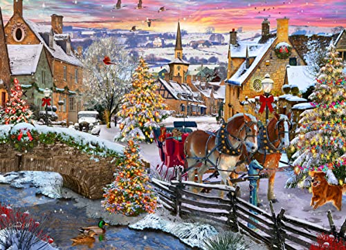 Vermont Christmas Company Vintage Christmas Jigsaw Puzzle 1000 Piece