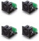 Treadax 4 x DIN 5 Buchsen Breakout Board PCB Mounted Type Audio Video Jack Connectors