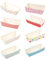 Newin Star 100 Stück Mini-Laibkuchenförmchen Mini-Backform aus Papier, rechteckig, Papierbackform, Einweg-Mini-Kuchenformen, zufällige Farben