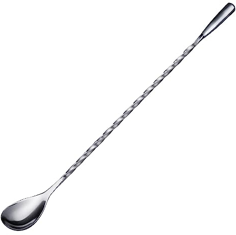 Westmark Cuillère de bar James - Accessoire de bar pratique pour mélanger des cocktails - Cuillère spirale de qualité supérieure pour de délicieux longs drinks - Manche long - Acier inoxydable 18/8