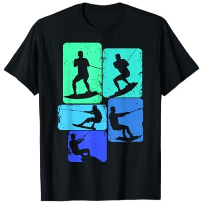 Wakeboard Wakeboarding Wakeboarder Kinder Herren T-Shirt